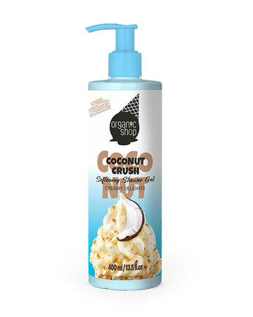 Natura Siberica Organic Shop Ice Cream Softening Shower Gel Coconut Crush – Αφρόλουτρο με καρύδα και ενυδατική δράση 400ml